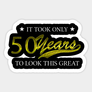 50 YEARS Sticker